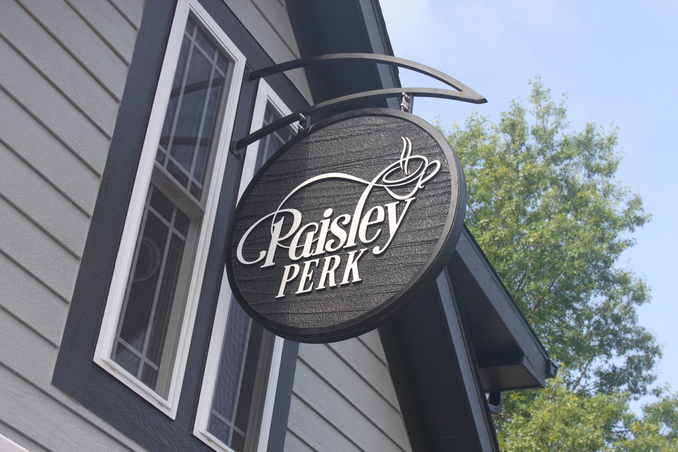 Paisley Perk sign